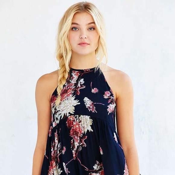 Urban Outfitter Kimchi Blue Floral Dress - Picture 2 of 7